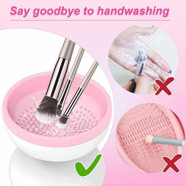 Kosmetisk børste rengøringsværktøj Makeup børste rensemaskine med