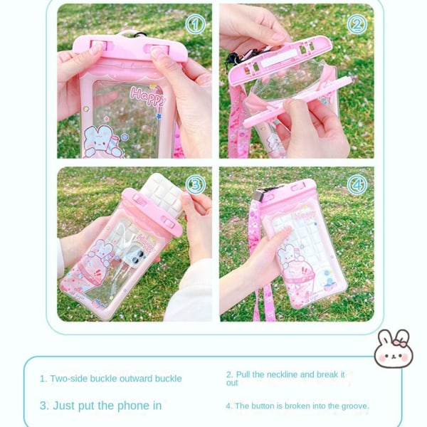Mobiltelefon Vattentät Väska Simning Phone case 1 1 1