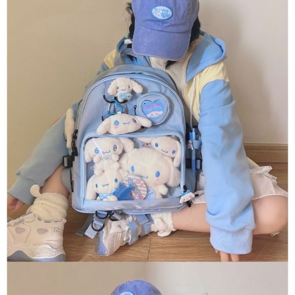 All Match Ita Bag Transparent Rygsække BLÅ blue