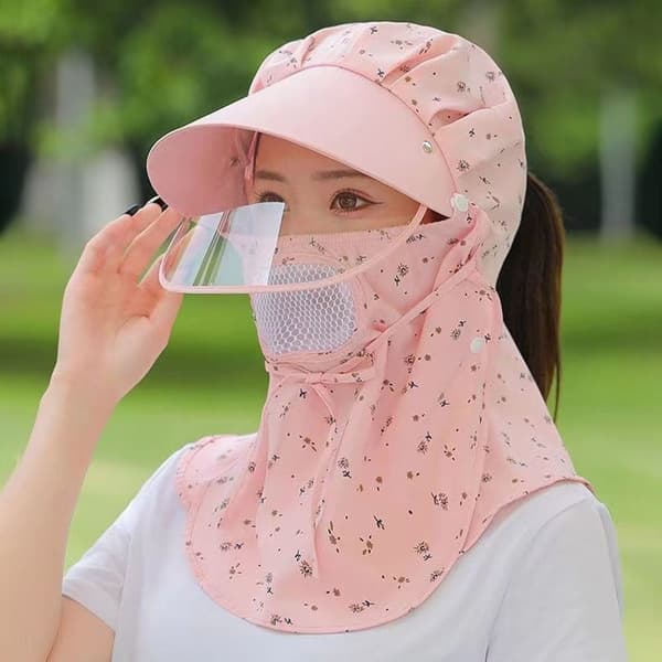 Solhatt Damehatter MØRK ROSA dark pink