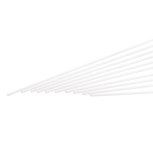 10 Stk ABS Plaststang Solid Hvid Bar 1MM 1MM 1mm