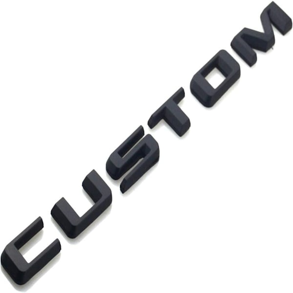 CUSTOM Bogstaver Emblemer Badge 3D Bil Bumper Badge Stickers Bil