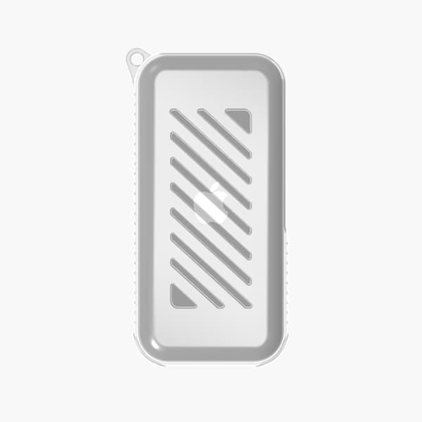 Batteriholder Bærehylster TRANSPARENT SORT Transparent Black