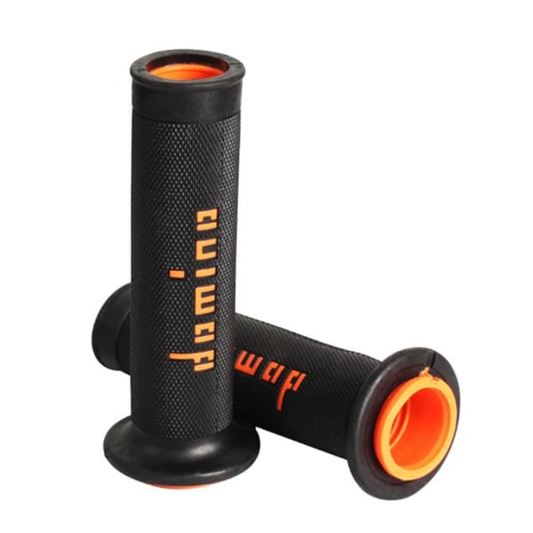 2 st Grepp Styre Bromsgrepp Styrhandtagsskydd ORANGE