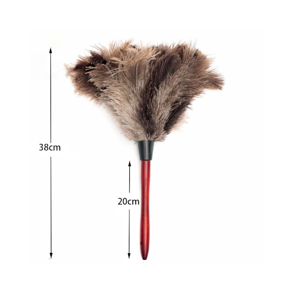 Strutsfjäderpälsborste Strutsfjäder Duster Borste Fjäder