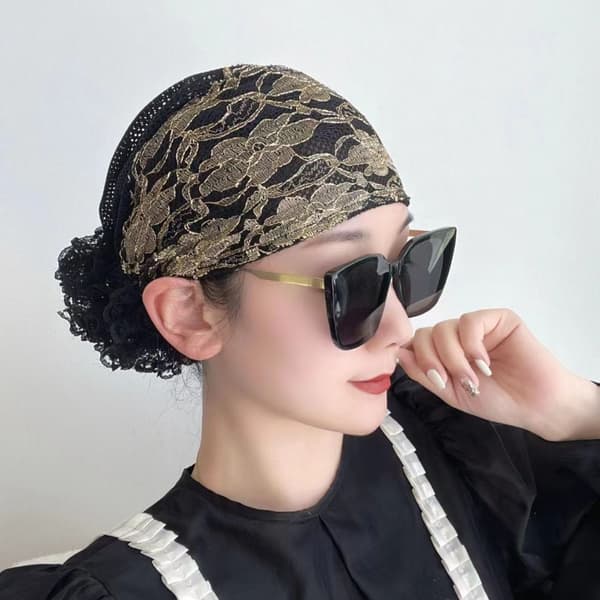 Turbanhatter Hodeskjerf GRÅ Grey