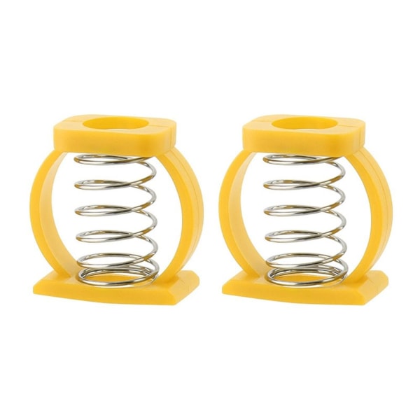 Cykelfjederhængselklemme GUL 2STK 2STK Yellow 2pcs-2pcs