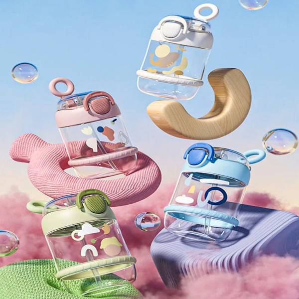 Lasten vesipullo juomapullo PINK S Pink S