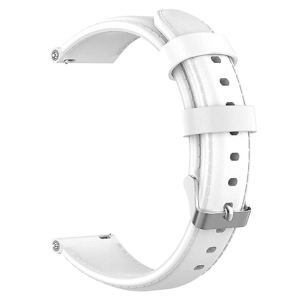 24 Mm Klockarmband I Äkta Läder Som Ersättning För Suunto 9, D5i Och D5 White