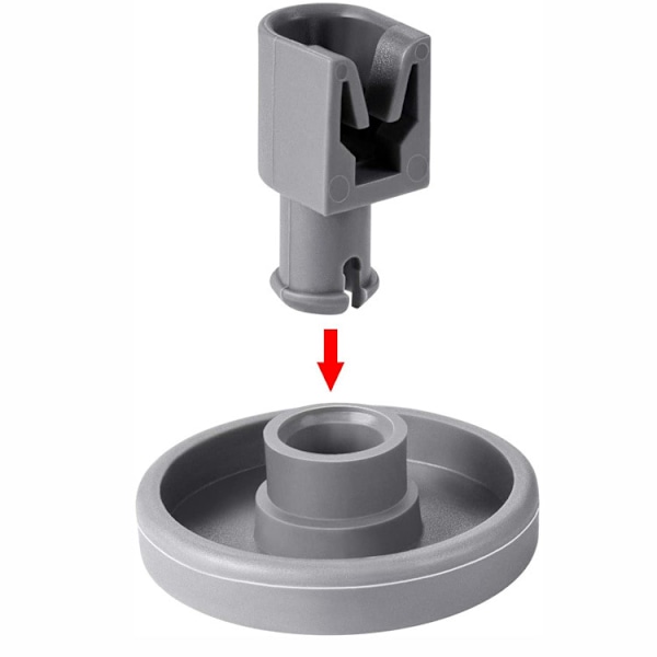 Diskmaskinsdelar Diskmaskinshjul Kompatibel med AEG Favorit Privileg Zanussi (8-pack)