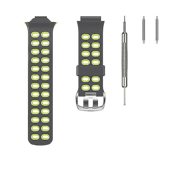 För Forerunner 310Xt Klockarmband Forerunner 310Xt Ersättning Andningsbar Sportklocka Handledsrem grön