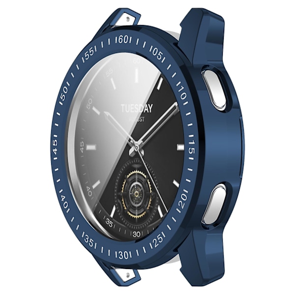 För Xiaomi Klocka S3 Tpu Klocka Skyddsfodral Electroplating Anti-Drop Covere Blue Xiaomi Watch S3