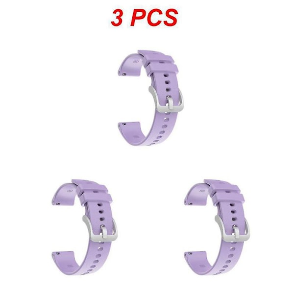 1~10Pcs Smart Klocka Tillbehör Watch Starp Tpu För Garmin Vivoactive 4S Ersättning Watchband Mjuk Silikone Style G 3pcs