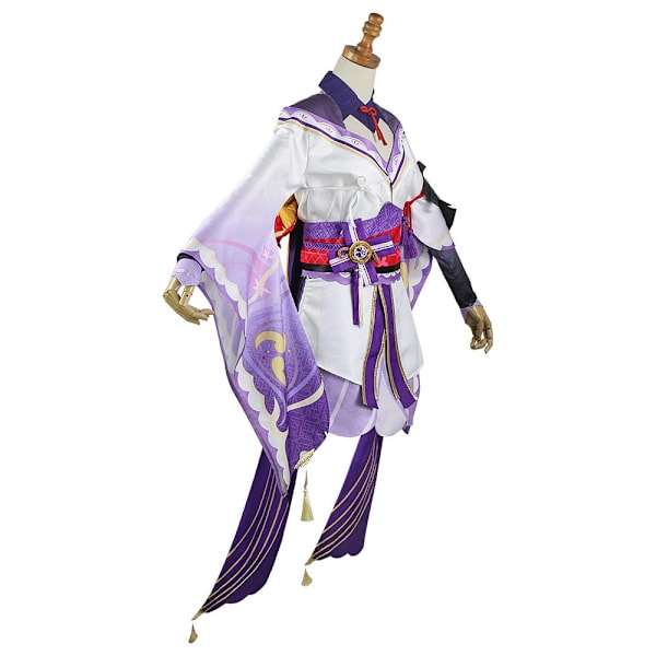 Genshin Impact Raiden Shogun Cosplay Dräkt Baal Cosplay Kostym Sexig Dam Kimono Uniform Rollspel Helt Set Baal Cosplay XL M