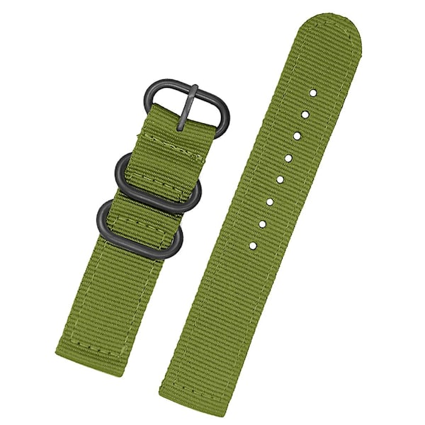 Nylon Snabb Release Ersättning Watch Band Rem För Män Kvinnor 18-24Mm 18Mm