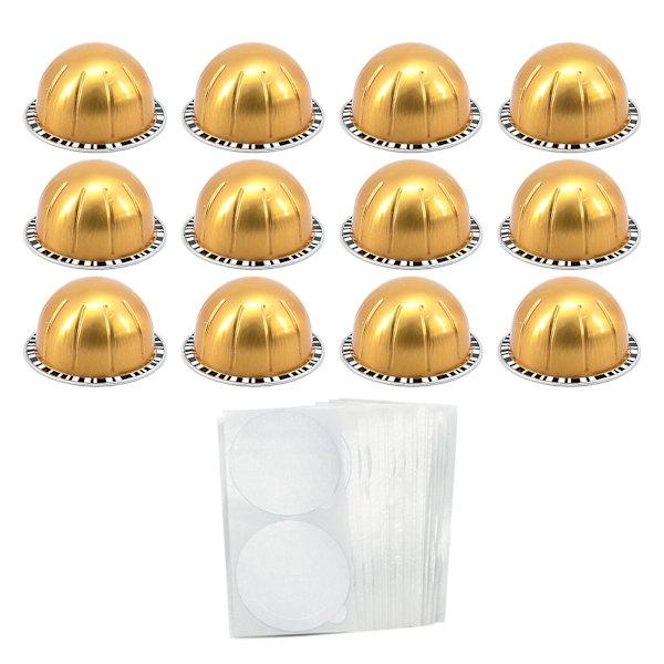 1 set 80ML/40ML/150ML/230ML Kaffepodskal DIY Återanvändbar Kaffepodskopp för Nespresso Vertuo 80ML 80ML