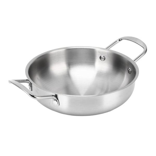 Ramen Gryta Binaural Uppvärmning Jämnt Nudel Gryta Stål Färg Miljövänlig Koreansk Ramen Gryta för Spaghetti Soppa Gröt Nudel 18cm