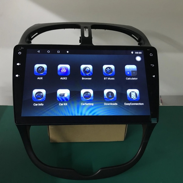 XinYoo Privat Display Android GPS WIFI Radio Mirror Link för Peugeot 206 Bilradio DVD MP5-spelare billjudspelare 2G+16G