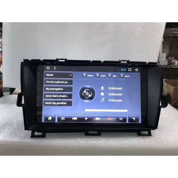 XinYoo Android GPS för Toyota Prius med Radio Video GPS WIFI Spegellänk Bil GPS MP5-spelare Billjudspelare 16GB