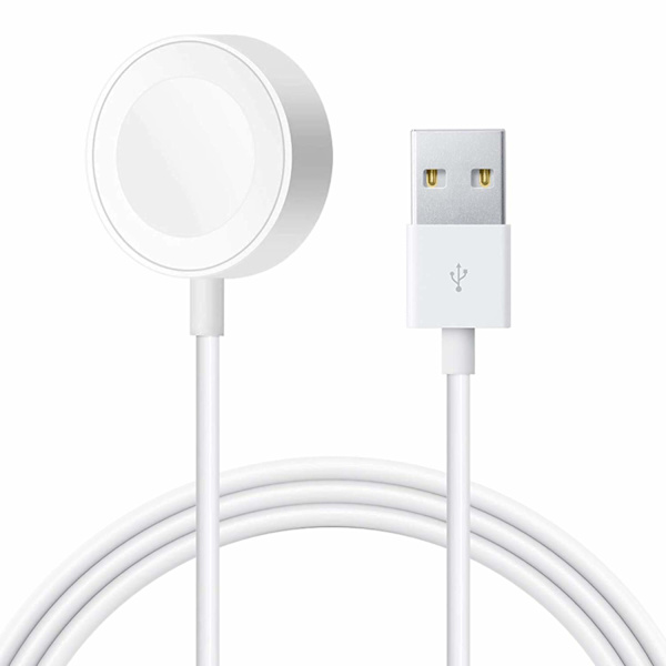 Klocka, klockladdningskabel MFi-certifierad magnetisk trådlös bärbar laddare laddningskabel kompatibel med Apple Watch Series SE 6 5 4 3