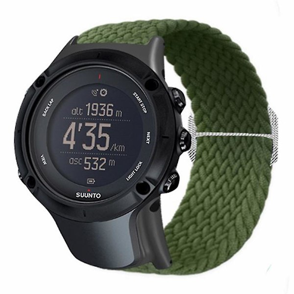 För Suunto Ambit3/Ambit2/Ambit Flätat Nylon Klockarmband Justerbar Handledsrem Turquoise Suunto Ambit 3