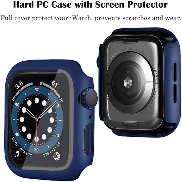 Klocka [Band ingår] Kompatibel med Apple Watch Series 6/SE/ case /4