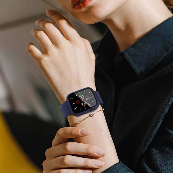 Klocka [Band ingår] Kompatibel med Apple Watch Series 6/SE/ case /4