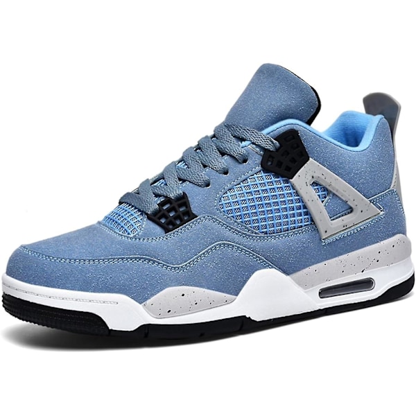 Herrar Air 4 Retro Klassiska Skate-skor Fitness Träningsskor Basket Casual Sneakers Arbeta Löpning Promenad Zapatos A4blue_SSDLV 2 Aj4white Lila 6 UK 1 A4blue 12 UK