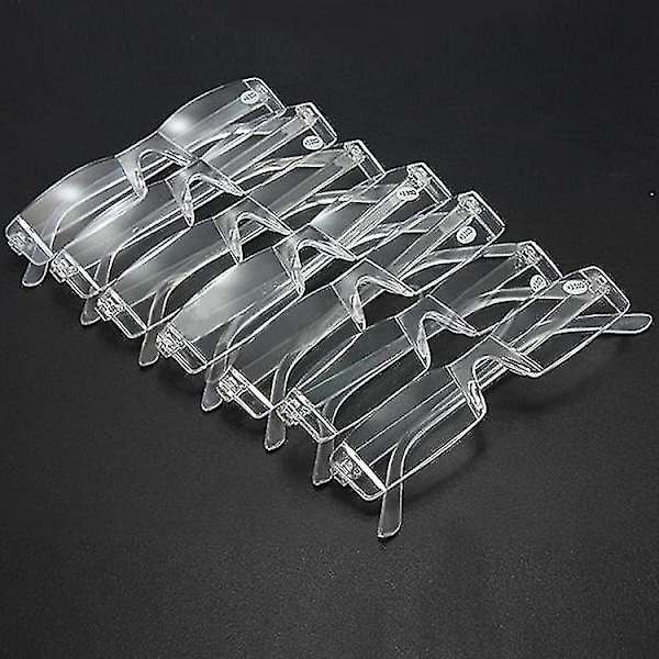 Hot Clear Rimless Läsglasögon Metal Temple 1.50 Till 4.00 250