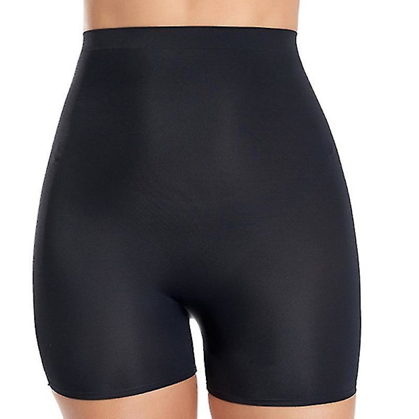 Butt Lifter-trosor Sömlösa Vadderade Underkläder Kvinnor Butt Pads Hög Midja Tummy Control Shapewear SVART XL BLACK M