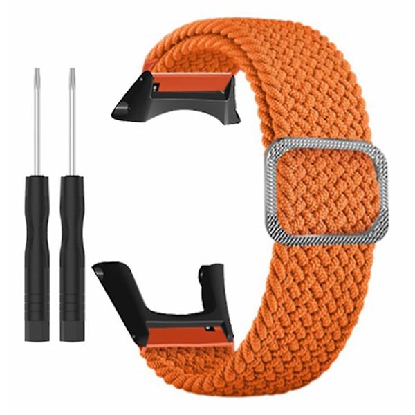 För Suunto Ambit3/Ambit2/Ambit Flätat Nylon Klockarmband Justerbar Handledsrem Orange Style M Suunto Ambit 3