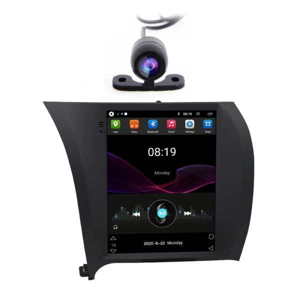 9-tums Android Car Dvd Player Vertikal skärm Bil Android GPS Navigation Stereo Multimedia Player