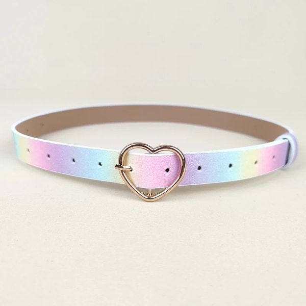 Barnbälte Flicka Rosa Prinsessa Klänning Militärträning Flicka Bälte Klänning Jeans Bälte