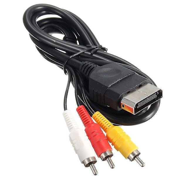 1,8M Ljudvideokomposit Av Kabel 3 Rca Hem Tv-Kabel Kompatibel Xbox-Konsol.