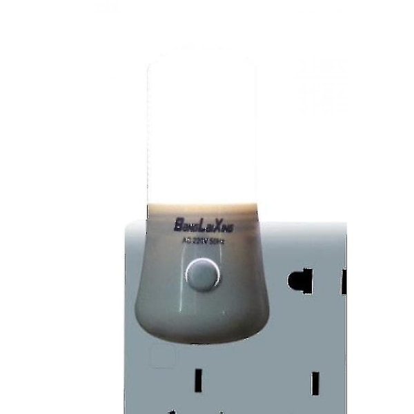 Night Light Plug-In Med Switch Led (Vitt Ljus)