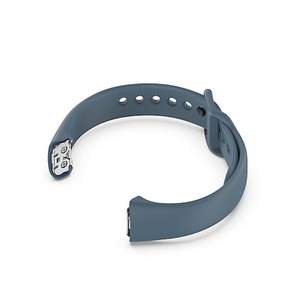 Silikon Ersättning Klockarmband Justerbar Rem Kompatibel Samsung Galaxy Fit Sm-R370 Rock blå