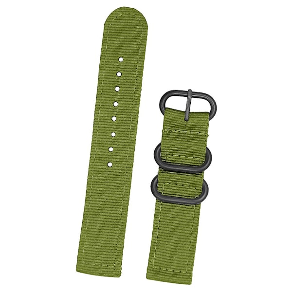 Nylon Snabb Release Ersättning Watch Band Rem För Män Kvinnor 18-24Mm 18Mm