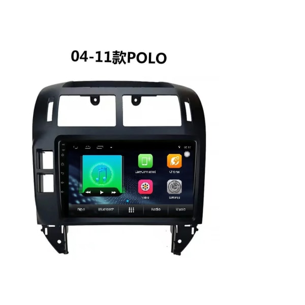 Xinyoo 9'Car multimediaspelare för Golf 5 MK5 Android Radio GPS WIFI USB Billjudspelare Bil MP5-spelare 16GB