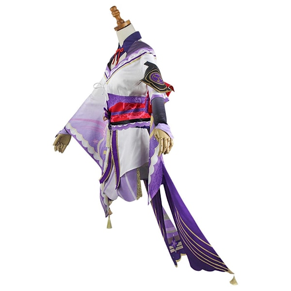 Genshin Impact Raiden Shogun Cosplay Dräkt Baal Cosplay Kostym Sexig Dam Kimono Uniform Rollspel Helt Set Baal Cosplay XL L