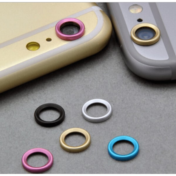 Objektivbeskytter til iPhone 6/6s Silver