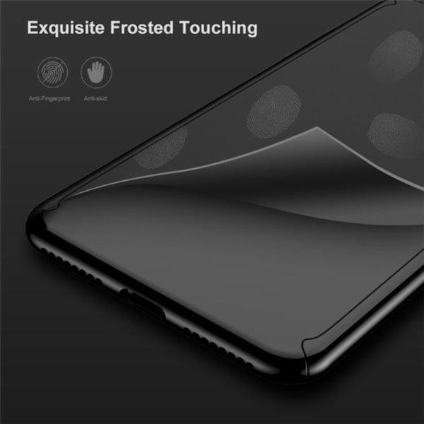 iPhone 7/8 / SE | Skydda Hela Skalet! Tunt Skal & Tempererat glas Svart
