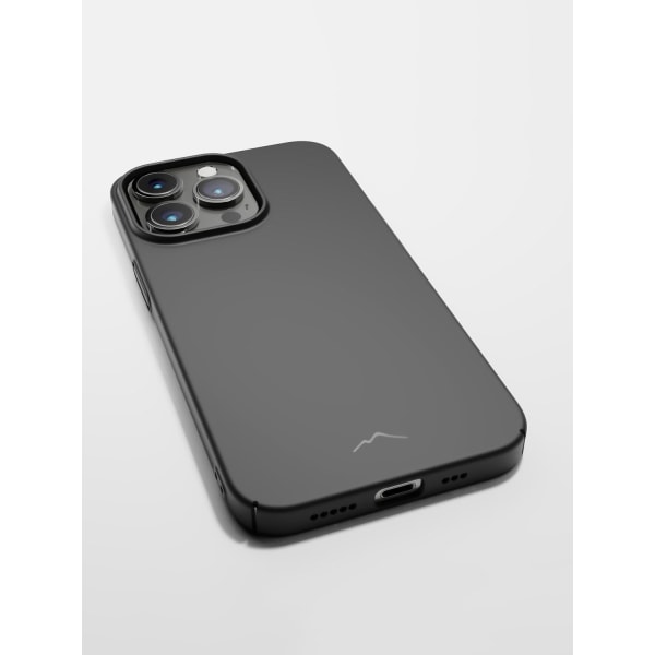 North Ones iPhone 12/12 Pro minimal case™ Polar Black Svart