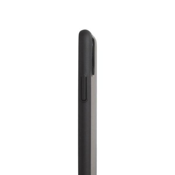 iPhone 12 Mini Ultratunt Stöttåligt Gummibelagt Skal Basic™ Svart