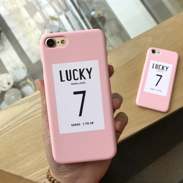 iPhone 7/8/SE skal Lucky today level Rosa