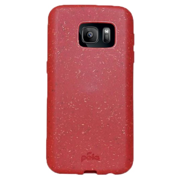 Samsung Galaxy S7 | Rødt miljøvenligt Pela etui Red