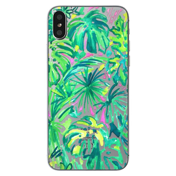 iPhone X / XS Skal Tropical Summer Transparent