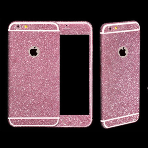 iPhone 6/6 Glittrigt klisterskal Rosa
