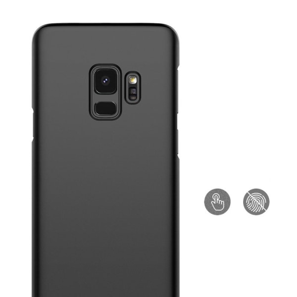 Musta minimalistinen case Samsung Galaxy S9+:lle Black