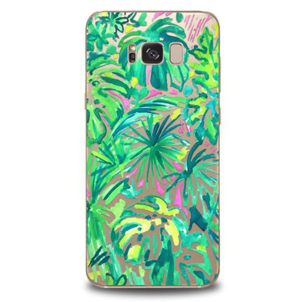 Tropical Forest phone case - Samsung Galaxy S8 Transparent