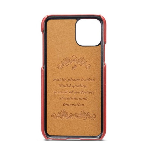 iPhone 11 Pro | Vegansk læderskal med kortholder, flere farver! Brown